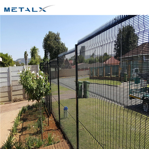 Galvanizado en caliente portátil o recubrimiento en polvo decorativo Anti Climb Razor Wall Spike doble barra de alambre 358 precio de la cerca - Product Image 3
