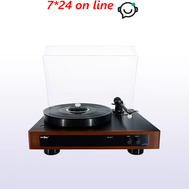 Amari LP-12S Phonograph Vinyl Record Player With 9"250 Tonearm Sing and Playback Disc Suppression Governor