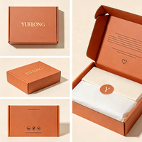 Boîte d'expédition personnalisée en carton ondulé avec logo, couleur sur mesure, pour cadeaux et artisanat, emballage e-commerce de luxe, facile à plier, imprimée