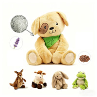 Jouets en peluche personnalisés pour chiens, jouets sensoriels lestés chauffables au micro-ondes pour enfants, pour soulager l'anxiété