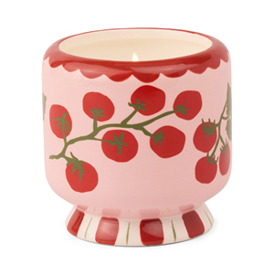 Adopo Tomato Vine Ceramic <b>Candle</b> <b>Holder</b> Heirloom Tomato Design Boxed - Product Image 1