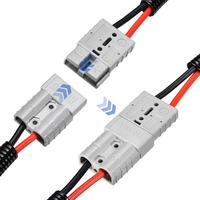 Câble adaptateur de connecteur solaire 50A avec rallonge PV 1000V 1500V étanche IP68 pour panneau solaire et stockage de batterie