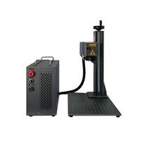 Máquina de Grabado Láser de Fibra Focuslaser de 60W, Marcador Automático para Acrílico, Cristal, Madera, Papel, Piedra y Goma, Refrigerado por Aire