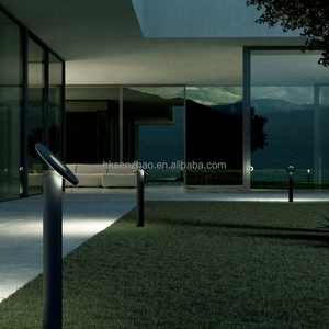 Lampe murale extérieure LED ronde creuse minimaliste moderne SENZHAO, IP65, en aluminium, éclairage mural haut et bas, villa, hôtel, éclairage paysager - Product Image 3