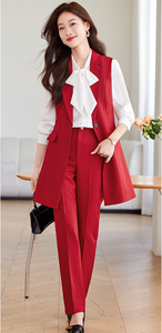 ชุดสูททำงานสำหรับผู้หญิงชุดสูททำงาน<span class=keywords><strong>3</strong></span>ชิ้นแบบทางการสำหรับผู้หญิงใหม่ - Product Image 2