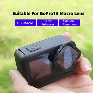 Objectif <span class=keywords><strong>macro</strong></span> 15X de remplacement ultra HD de haute qualité pour caméra d'action GoPro Hero 13, résistant aux chocs, anti-rayures, en alliage d'aluminium - Product Image 4