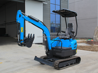 Nouvelle conception populaire pour l'agriculture : Mini-excavatrice sur chenilles économique 1,8t avec moteur TOP pour travaux agricoles LTE18