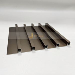 Perfil de Acero Inoxidable 304/316 con Ranura Texturizada Cóncava, Borde Elegante para Interiores de Apartamentos, Bordes de Azulejos Resistentes al Agua y Duraderos - Product Image 1