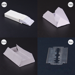 Cuchilla Desechable de Metal de Doble Filo para Afeitar, Cuchilla de Seguridad para el Cuerpo y la Cara, Portátil para Barberos - Product Image 5