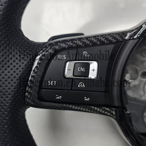 Volant de direction en microsuède et fibre de carbone, best-seller d'usine, pour Volkswagen, pour VW GTI7 Golf MK7 - Product Image 4