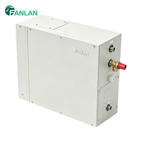 Générateur de vapeur électrique moderne FANLAN à chauffage rapide, certifié, avec panneau de commande informatisé, 4,5 kW, 12 kW, pour appartement, villa, sauna humide
