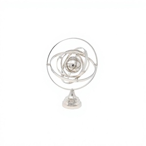 Globe Armilaire en Métal Décoratif, Centre de Table Personnalisable, Articles de Décoration, Cadeau Original - Product Image 1