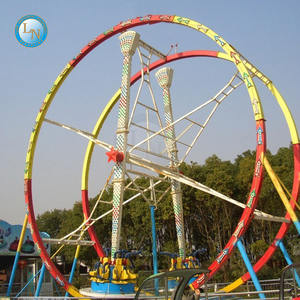 Emocionantes instalaciones de Parque de Atracciones <span class=keywords><strong>Happy</strong></span> Wheel Rotary Ride Ferris Ring Car a la venta - Product Image 2