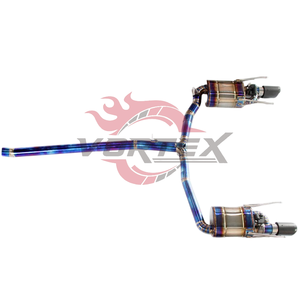 Tubo de Escape de Aleación de Titanio Vortex para Camry, 1.2 mm, Acabado Azul Quemado, Diseño de Escamas de Pescado, Soldadura TIG, Sonido Agresivo de Alto Rendimiento - Product Image 6