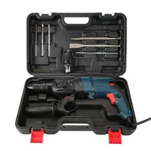 Marteau électrique léger à trois fonctions, moteur DC 800W, <span class=keywords><strong>perceuse</strong></span> à percussion filaire, multifonctionnel, qualité industrielle, pour béton - Product Image 1