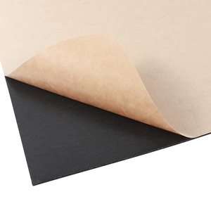 Feuille de mousse noire Asahibon avec revêtement adhésif, épaisseur 1 mm, pour applications d'amortissement et de protection - Product Image 2