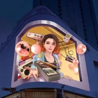 P3 P4 P5 P6 P10 Grand Écran Publicitaire Extérieur LED Panneau Étanche HD Oeil Nu 3D Led Écran Extérieur