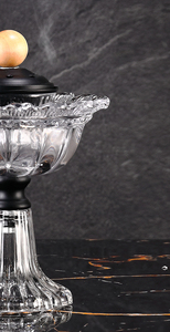 Porte-encens en verre cristal de style moyen-oriental moderne, brûleur d'encens aromatique Bakhoor, marque <span class=keywords><strong>Sanbo</strong></span>, haute qualité - Product Image 3