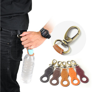 Cordón para botella de agua mineral, llavero de cuero, asa portátil para botella de agua para exteriores, correa para taza, cuerda para botella de agua - Product Image 1