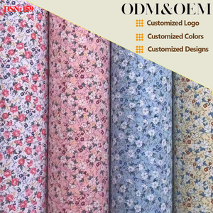 Wf Chấp Nhận Odm OEM Hoa Kỹ Thuật Số In Tự Do Bãi Cỏ 40S 100gsm London Bông Poplin Vải Cho Girls 'Dresses Dệt Bộ Nhớ - Product Image 1