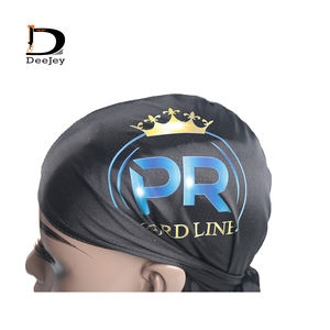 Bandana pour hommes, Durag, Turban, couvre-chef tendance en tissu soyeux, convient à un costume de Pirate - Product Image 6