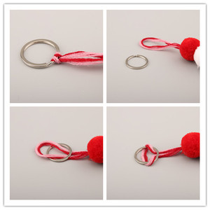 PomPons porte-clés gros gland porte-clés pour femmes sac breloques bijoux porte-clés bijoux - Product Image 5