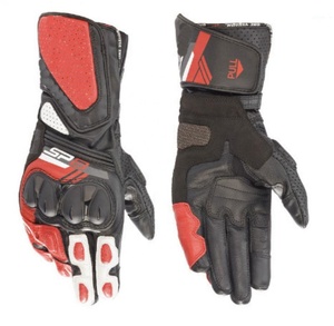 Gants de course de moto en <span class=keywords><strong>cuir</strong></span> longs et tactiles, gants de motocross, gants de conduite tout-terrain, résistants aux chutes, antidérapants - Product Image 5