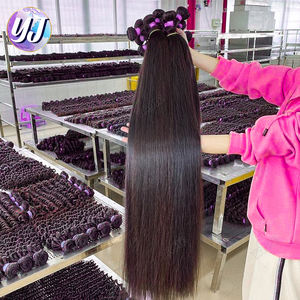 Paquets de cheveux humains vierges brésiliens armure de cheveux alignés par cuticule vierge crue non transformée 100% cheveux humains peuvent être blench et teints - Product Image 5