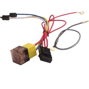 Arnés de cableado para bocina de aire de coche, kit de relé de 12V 24V para camión, piezas de bomba de aire electrónica, bocina de caracol 100A súper potente - Product Image 1