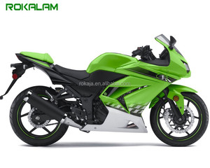 Piezas de Motocicleta para <span class=keywords><strong>Kawasaki</strong></span> Ninja <span class=keywords><strong>ZX</strong></span> 250R ZX250 EX250 EX <span class=keywords><strong>250</strong></span> EX250R 2008 2009 2010 2011 2012 Kit de Carenado Verde Blanco - Product Image 1
