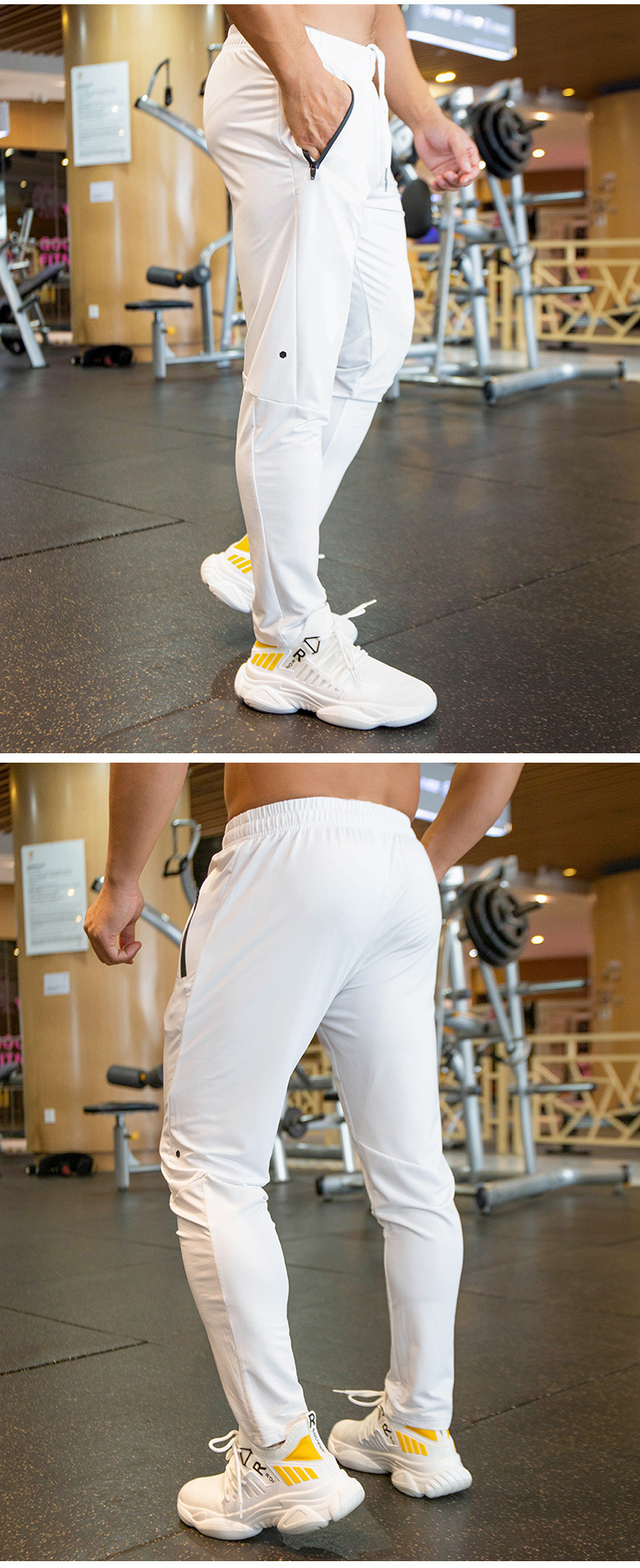 Pantalones De Chándal Hombre Con Cremallera Lateral - Anchós, Cálidos, De Algodón, Para Rehabilitación, Deporte O Ocio