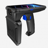 Android 9 Handheld Uhf Rfid Pda Long Range Scanner Lecteur Rfid industriel Writer Fabricant Barcode Scanner PDA pour entrepôt