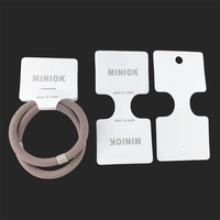 Bas quantité minimale de commande personnalisé pas cher recyclé personnalisé bijoux étiquettes impression nom Logo papier accrocher balançoire étiquettes pour bijoux