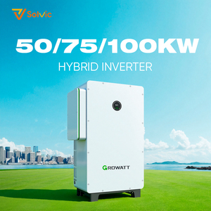 Inversor Híbrido Trifásico Growatt WIT 50K-H de 50kW sin Transformador, 153kg, IP66, Diseño de Alta Eficiencia (98.6%), Interruptor Integrado - Product Image 2