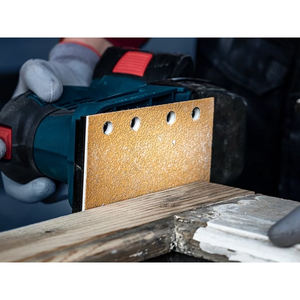 แผ่นขัด C470สำหรับผู้เชี่ยวชาญ Bosch ขนาด93x186มม. กรวด80-120 (10ชิ้น) - Product Image 5