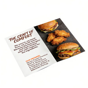 חוברת נייר אומנותי 250 גרם איכותית בהתאמה אישית, הדפסה דיגיטלית או אופסט, פלייר, עלון - Product Image 3