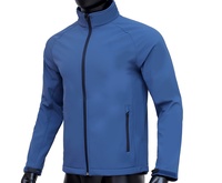 Veste softshell coupe-vent à logo personnalisé pour hommes