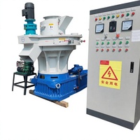 Machine à granulés de bois 30 kW, moteur haute puissance, broyeur intégré, haute productivité, OEM CE pour grande usine de traitement des déchets boisés