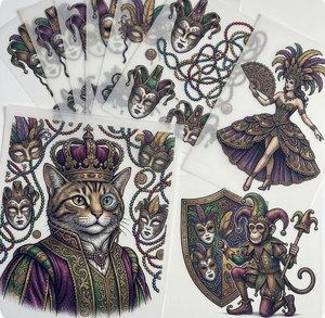 Transferts DTF personnalisés pour vêtements féminins, motifs carnaval mexicain, prêts à presser, lavables - Product Image 2