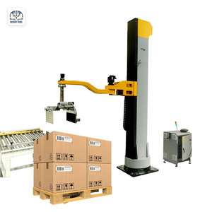 Low Cost 10-50kg Bag Type Pallet Stacker Robot Palletizing Carton Robot Column Palletizing Machine
