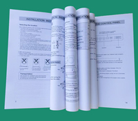 Brochure d'instructions et manuel d'utilisation personnalisés à bas prix, reliés par agrafes, imprimés en offset pour les produits
