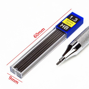 Minas para Lápiz Mecánico 1.3mm HB 60mm de Longitud, 12 Unidades, Recambio para Lápices Mecánicos, Material de Escritura - Product Image 1