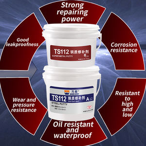 El rendimiento mecánico de alta temperatura de dos componentes grises de 500g asume la reparación de metal epoxi Mudy - Product Image 2