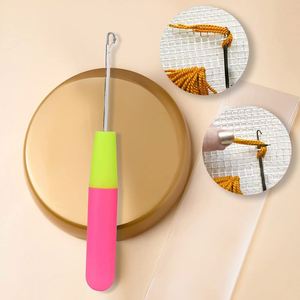 Ganchillo de Plástico para Rastas al por Mayor de Fábrica, Herramientas de Peluquería DIY, Agujas de Ganchillo con Pestillo para Extensiones de Cabello 15.7cm - Product Image 3