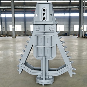 Accessoire <span class=keywords><strong>de</strong></span> tarière rotative pour forage <span class=keywords><strong>de</strong></span> fondations, avec dents en carbure <span class=keywords><strong>de</strong></span> type balle et deux ailes, pour sols glacés et rocheux, pour le dégagement <span class=keywords><strong>de</strong></span> fondations - Product Image 3