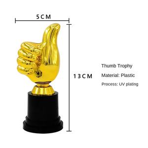 Пластиковый мини-трофей с золотым покрытием, оптовая продажа из Китая, для детских танцевальных соревнований, памятные сувениры для выставок и промоакций - Product Image 4