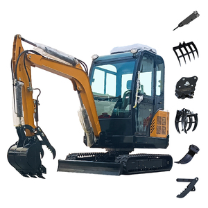 รถขุดขนาดเล็ก 3 ตัน 3.5 ตัน เครื่องยนต์มาตรฐาน CE EPA 5 แบบ Zero Tail Swing สำหรับงานขุดดินในบ้านและสวน ลดราคาพิเศษ - Product Image 3