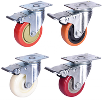 Roulettes de 2 pouces, mallette de vol, type d'aéroport, roulettes de 8 pouces, armoire à outils de service et roulettes d'armoire roulante