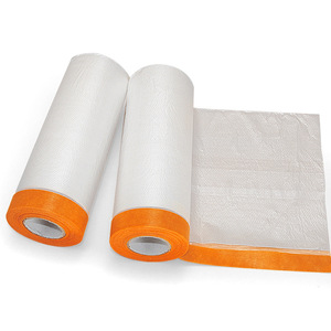 Película de PE antiestática Newstar 0.7, transparente blanca, para protección de pintura en muebles y pisos. - Product Image 2