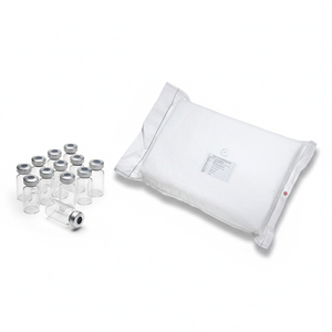 Viales Tubulares de Vidrio Ámbar Transparente para Uso Farmacéutico, Viales Estériles para Inyección, Tubos de Ensayo con Tapón de Goma, Viales Médicos de Vidrio Sellados - Product Image 4